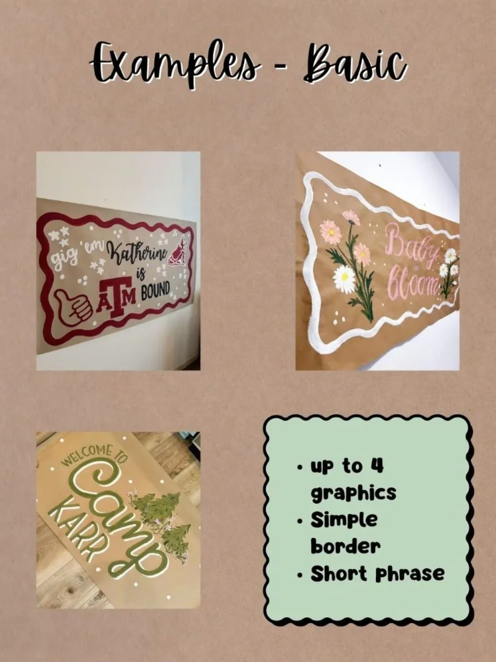 Custom Painted Party Banner